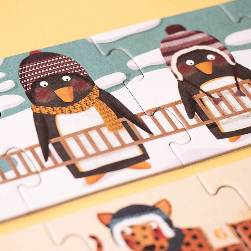 Puzzle - 10 Penguins 10 Puzzles
