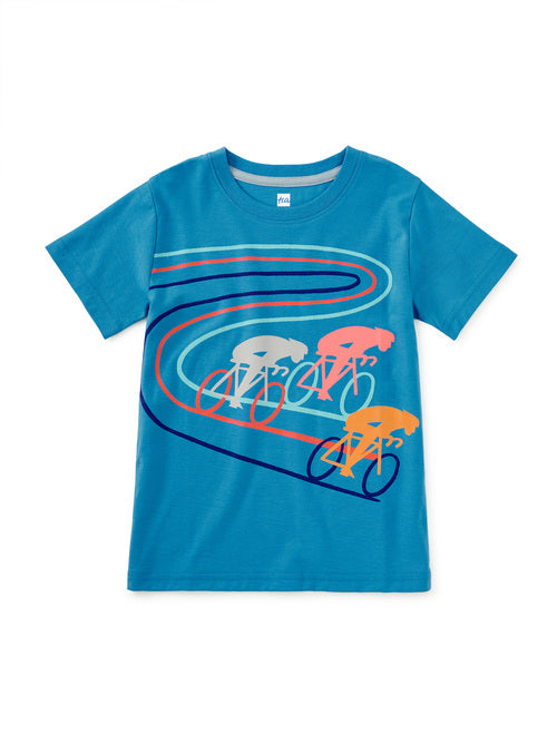 La Vuelta Racers Baby Graphic Tee-Swedish Blue