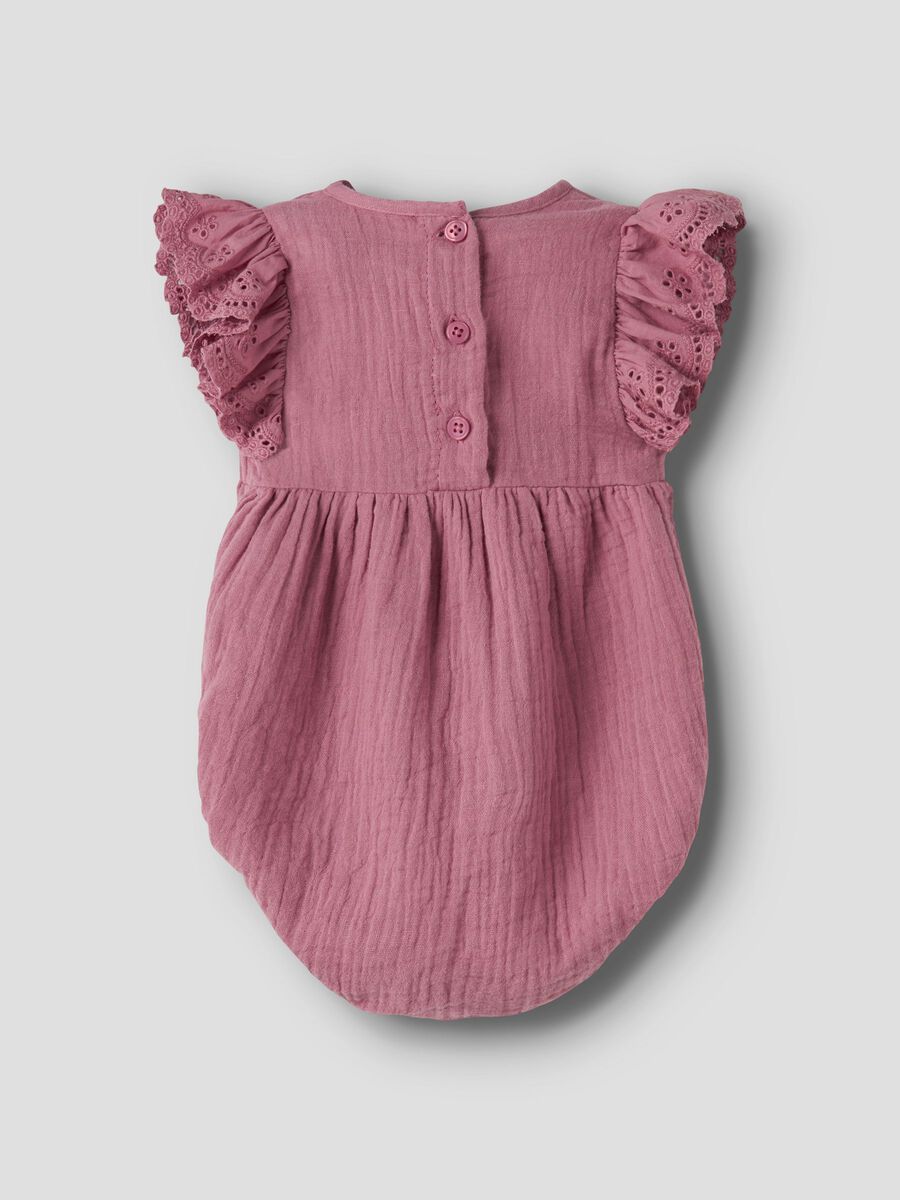 Joanna Muslin Romper - Mesa Rose