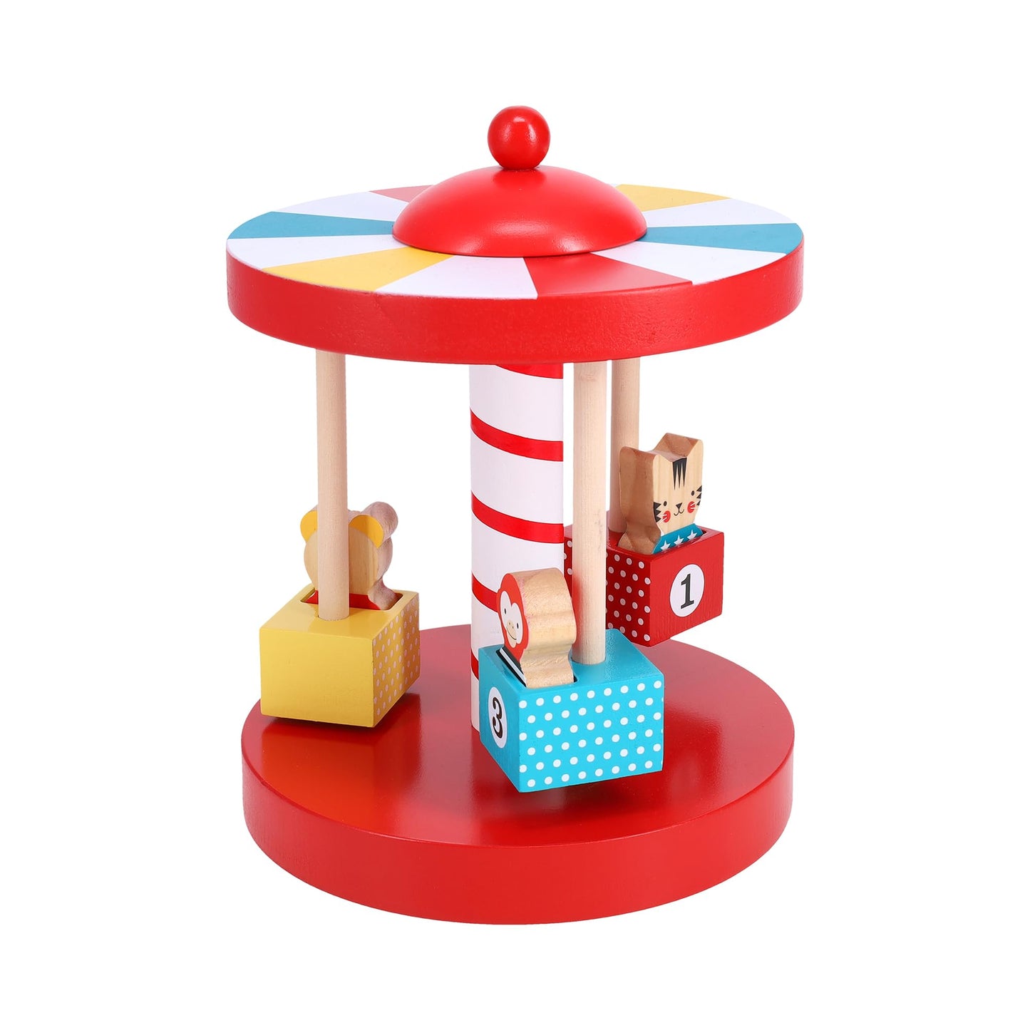 Merry-Go-Round Wooden Carousel - Petit Collage