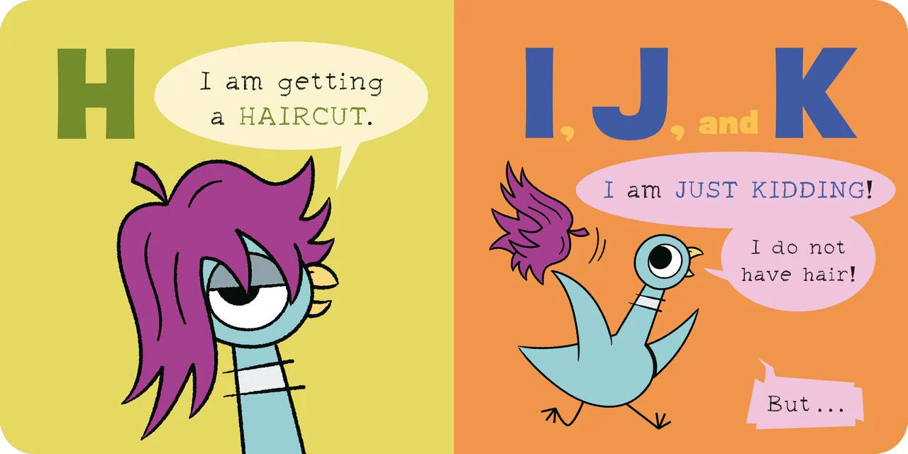 The Pigeon WON'T Say The ABCs!