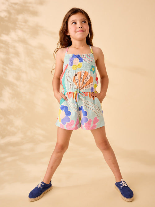 Smocked Strappy Romper