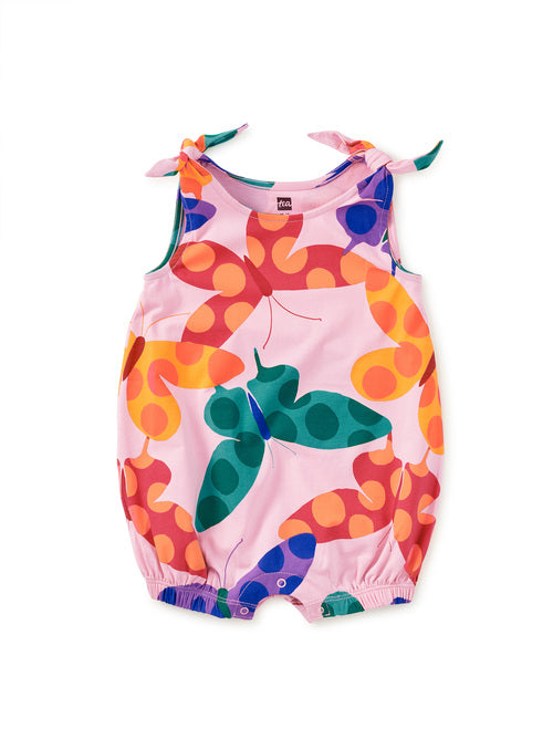 Tie Shoulder Baby Romper