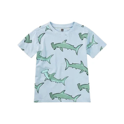 Printed Tee -  Hungry Hammerheads