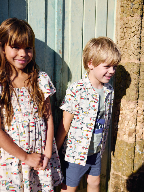Printed Camp Shirt