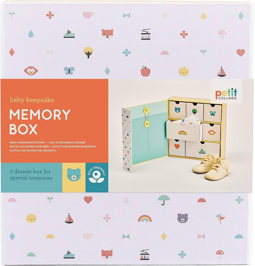 Baby Keepsake Memory Box - Petit Collage