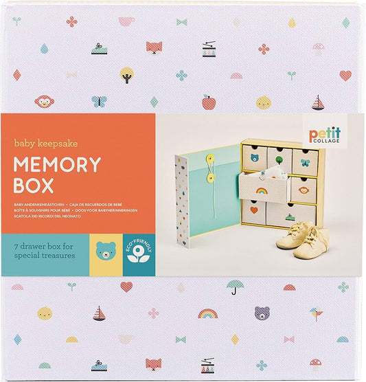 Baby Keepsake Memory Box - Petit Collage