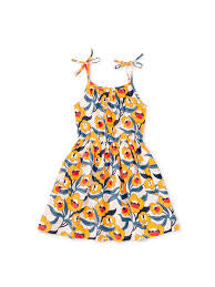 Tie Shoulder Dress - Nouveau Poppy