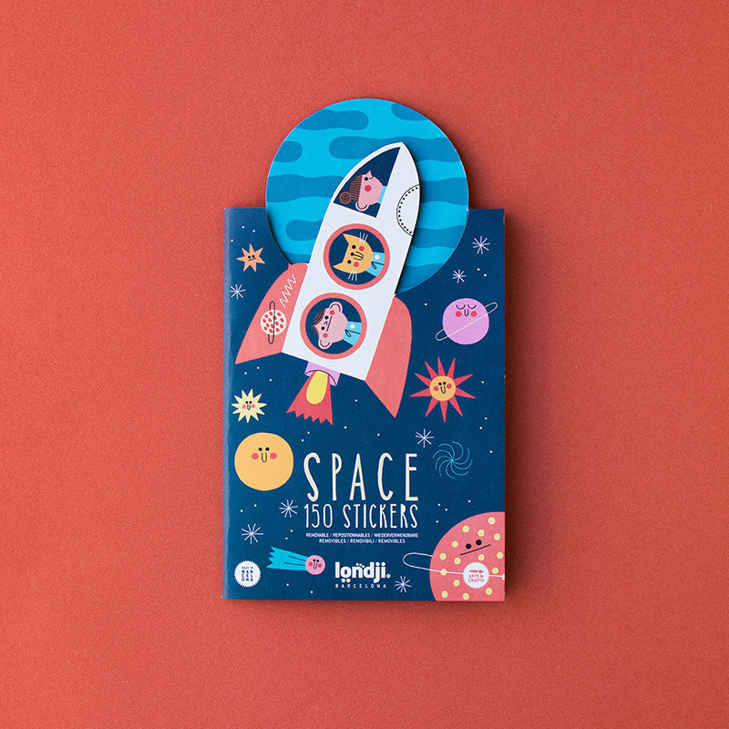 STICKER ACTIVITY SET - CITY, SEA & SPACE MIX
