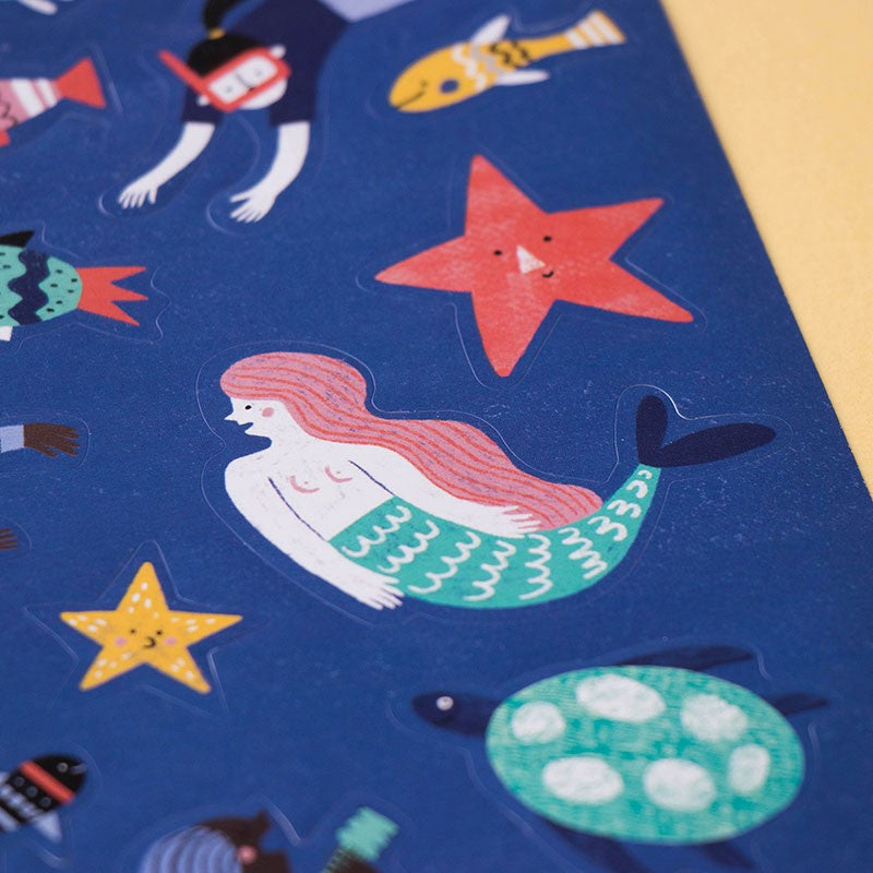 STICKER ACTIVITY SET - CITY, SEA & SPACE MIX