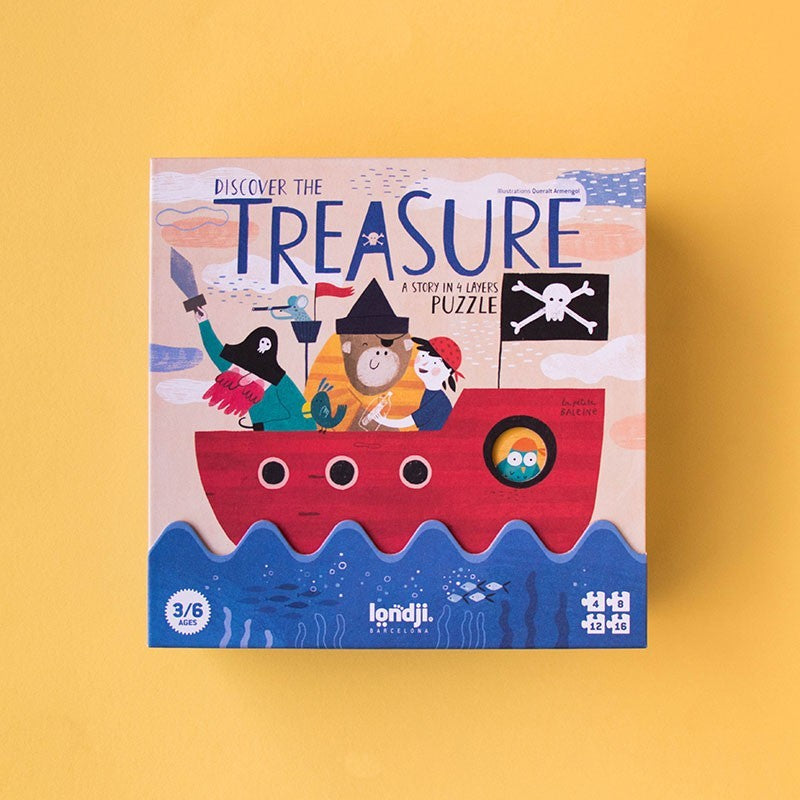 PUZZLE - DISCOVER THE TREASURE (A story in 4 Layers Puzzle)