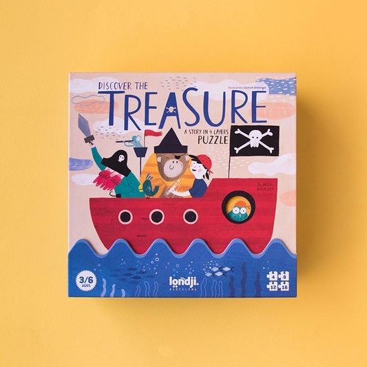 PUZZLE - DISCOVER THE TREASURE (A story in 4 Layers Puzzle)