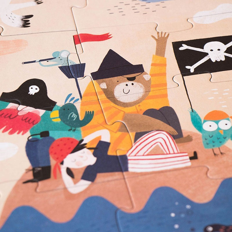 PUZZLE - DISCOVER THE TREASURE (A story in 4 Layers Puzzle)