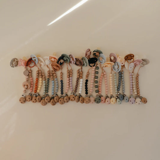 Silicone Pacifier Clip- Mushie