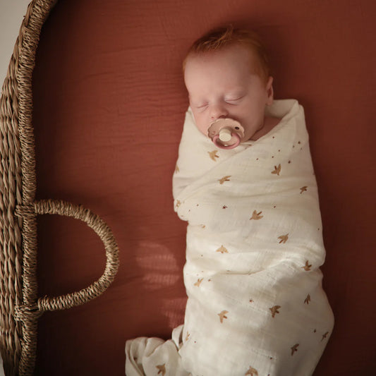 Extra Soft Muslin Swaddle- Sparrow
