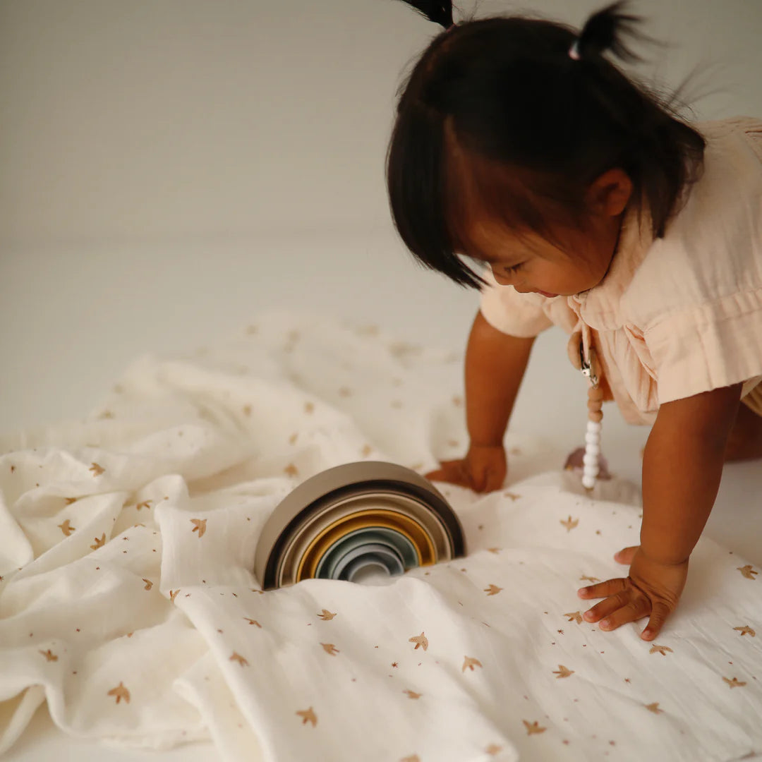 Extra Soft Muslin Swaddle- Sparrow