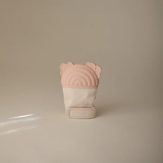 Rainbow Teething Mitten-Mushie