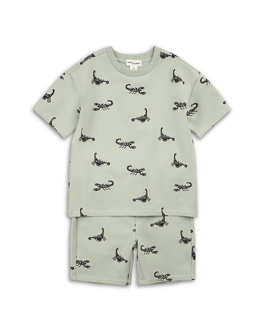 Scorpion Print Tee and Short Set - Miles the Label
