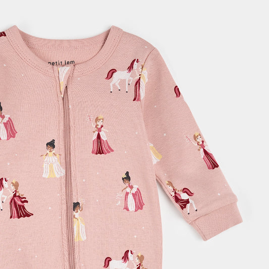 Princess Print On Vintage Rose Sleeper