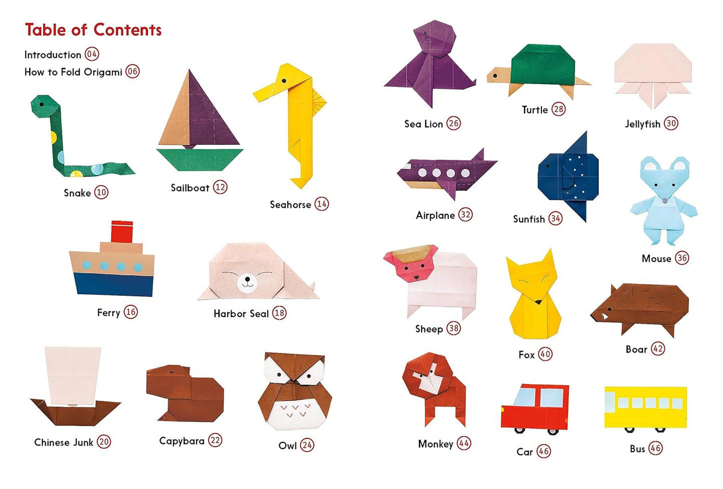 Kawaii Origami for Kids Kit: Create Adorable Paper Animals, Cars and Boats! (Includes 48 folding sheets and full-color instructions)