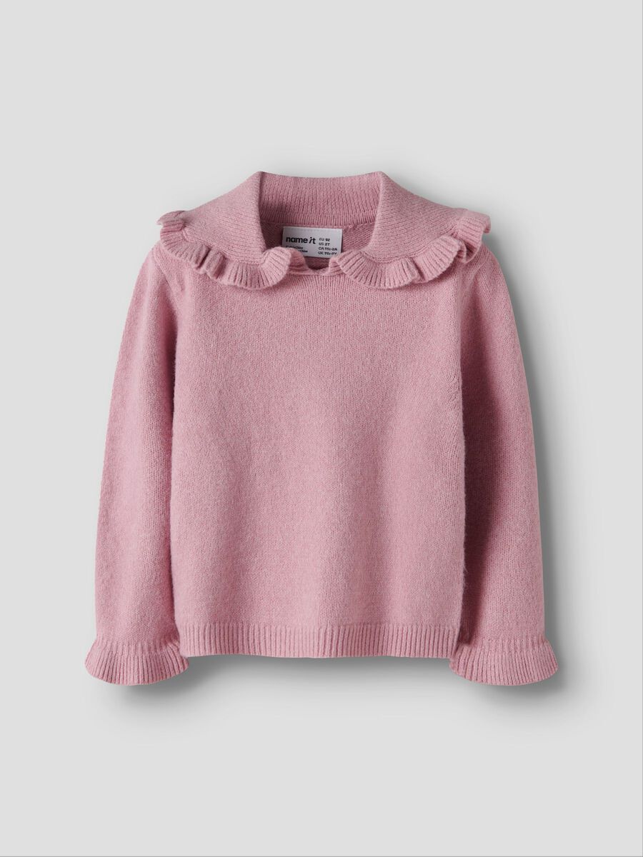 Knitted  pullover -Lilac