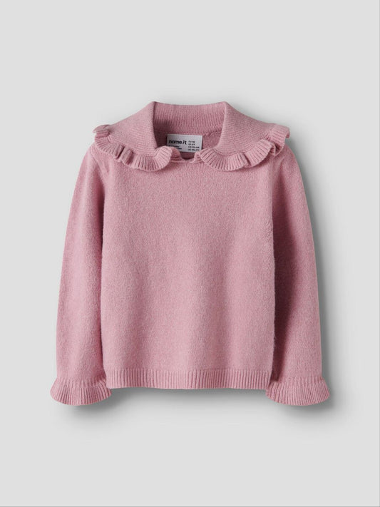 Knitted  pullover -Lilac