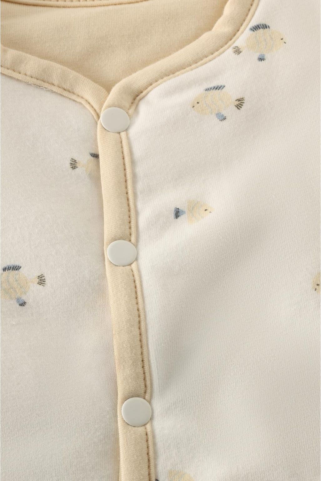 summer jacket - reversible indoor - wood ash-noppies