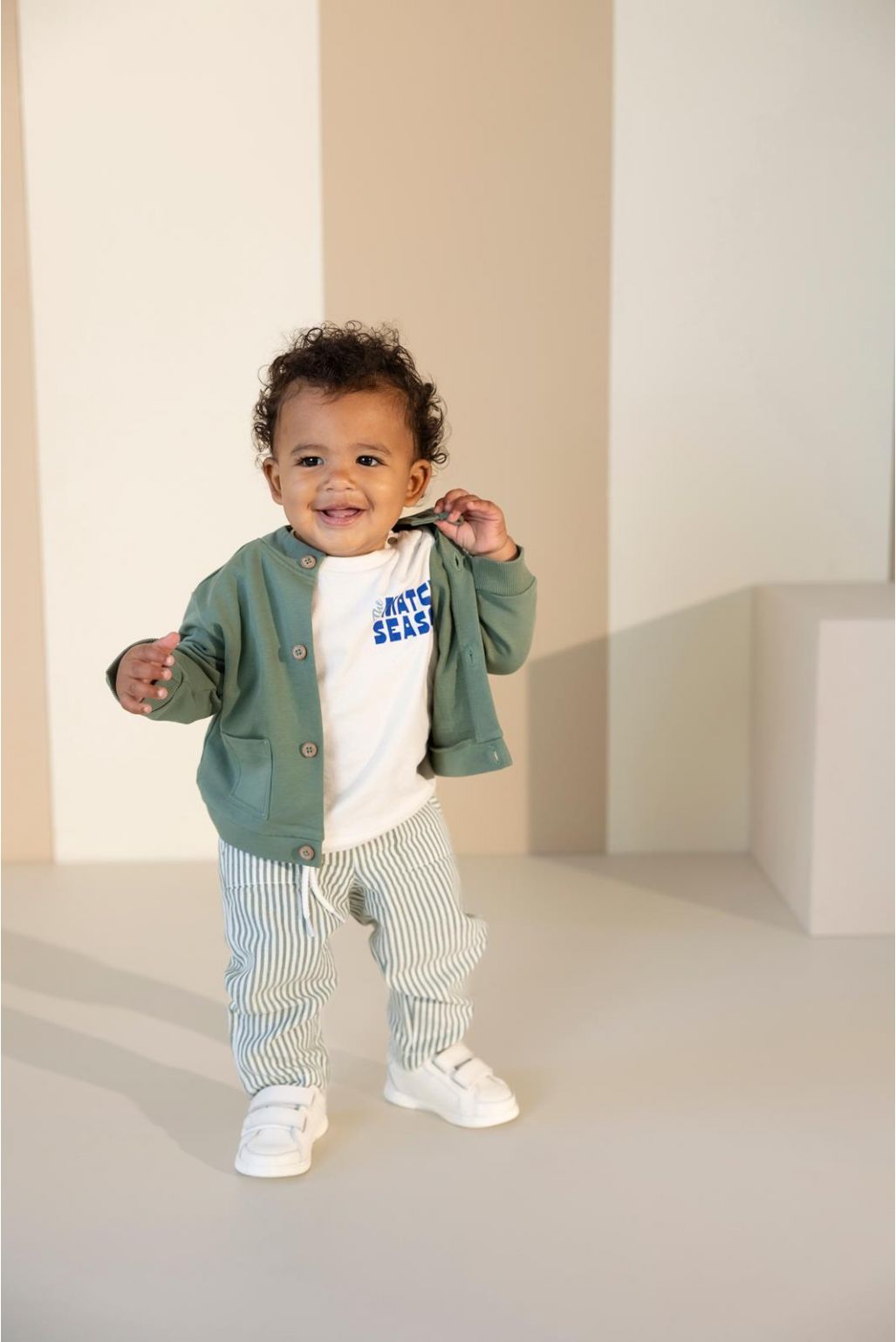 Relaxed Fit  Baby Trousers- Laurel Wreath