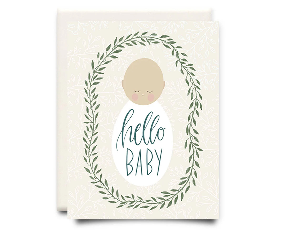 Hello Baby- New Baby Greeting card