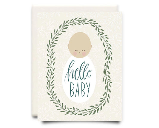 Hello Baby- New Baby Greeting card