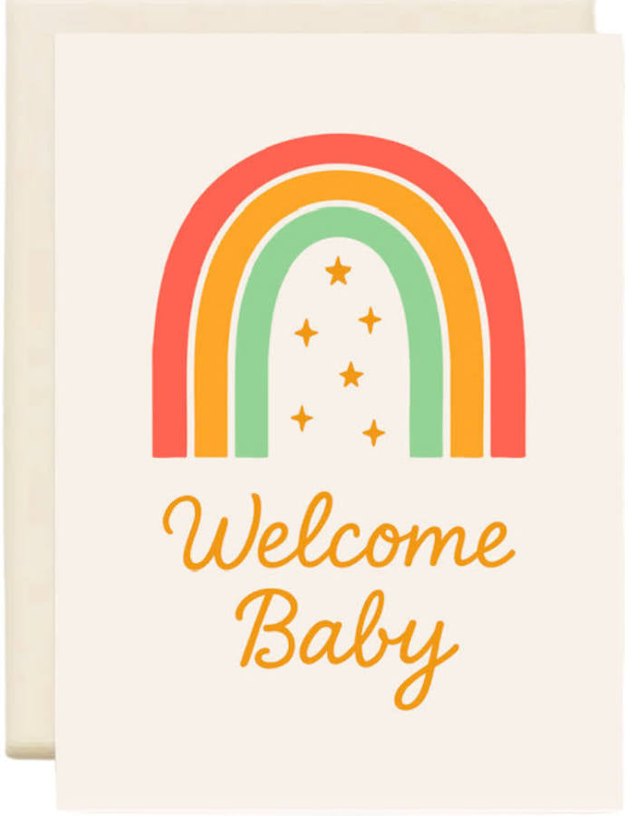 Rainbow - New Baby Greeting card
