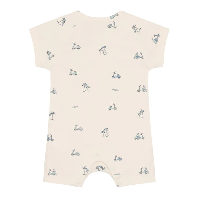 Scooter Print Romper