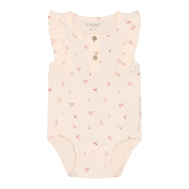 Cherry Print Romper