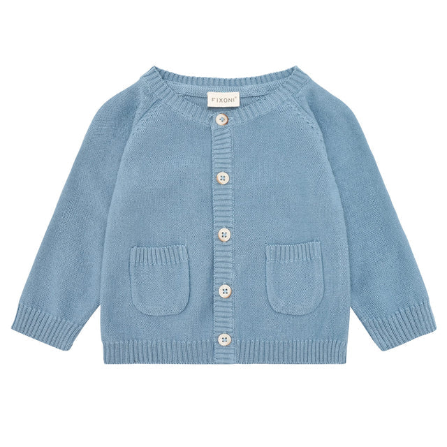 Fixoni Knit Cardigan - Blue