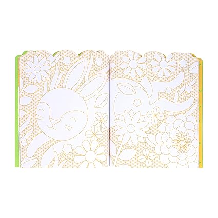 Coloring Book With Stickers - Bunnies