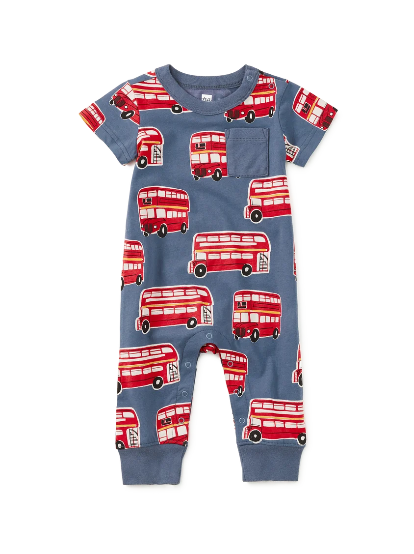 Double decker bus romper