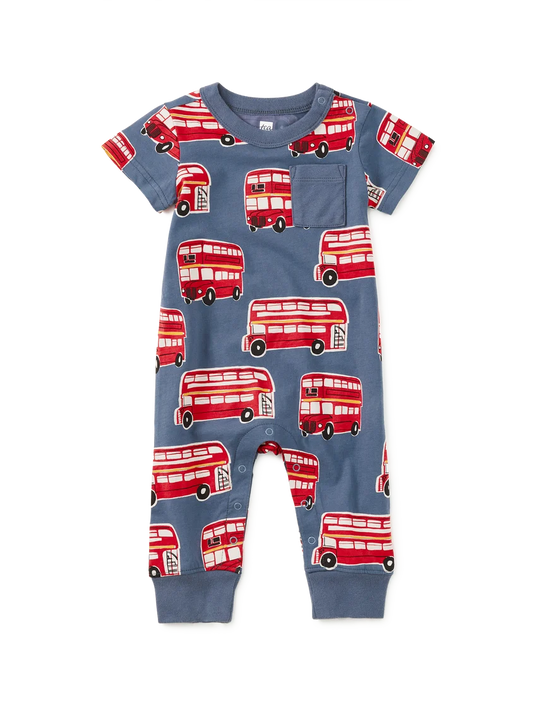 Double decker bus romper