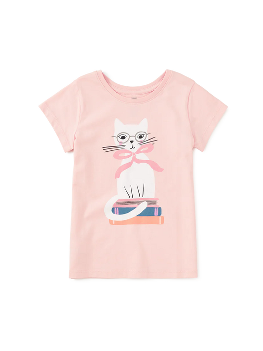 Book Cat Graphic Tee