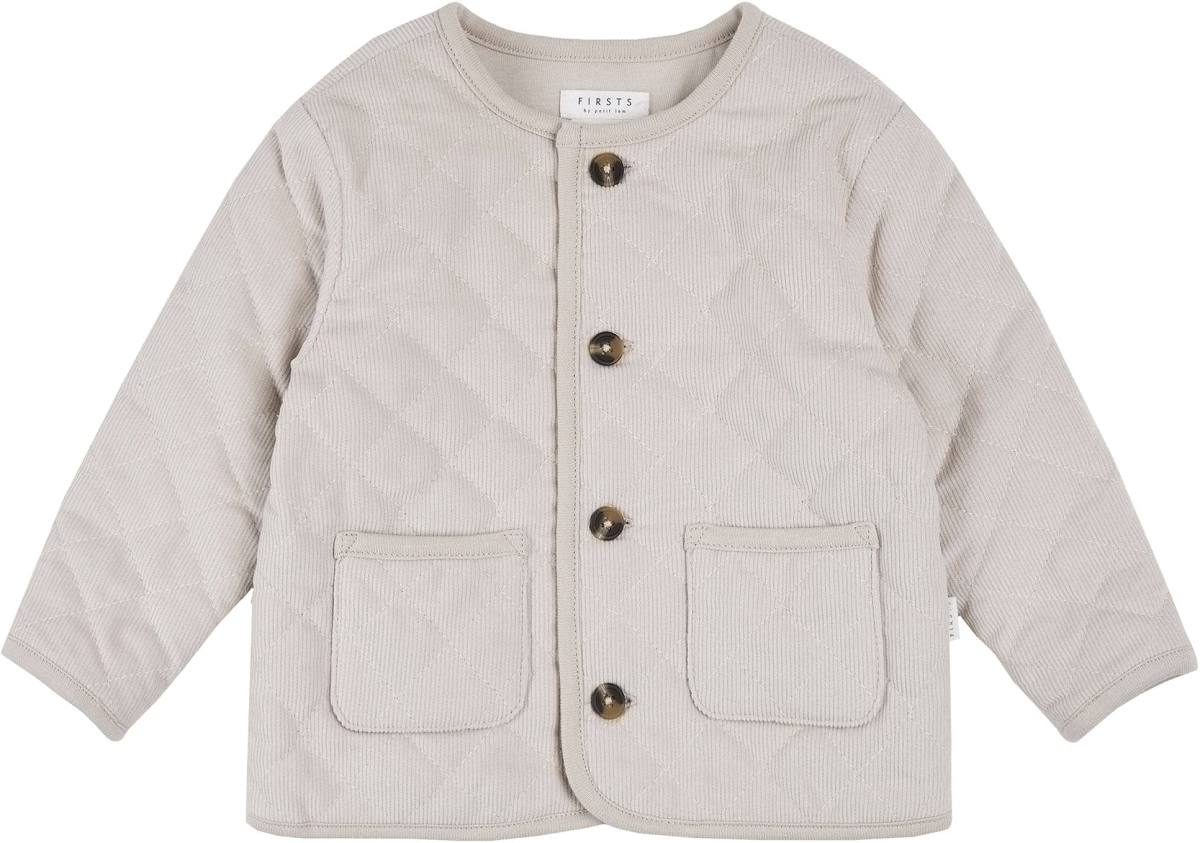 Cardigan Crème Corduroy Quilted Cardigan