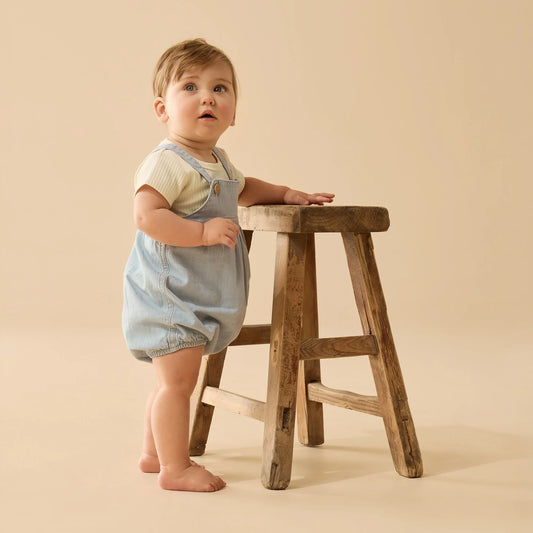 Organic Denim Bodysuit