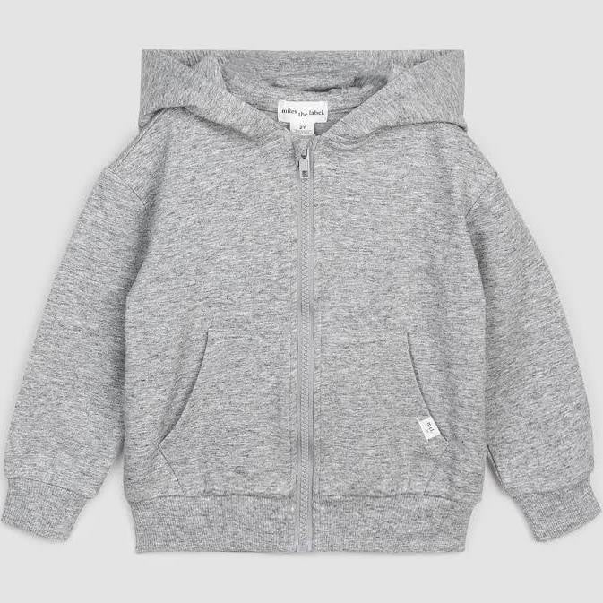 Zip hoodie knit