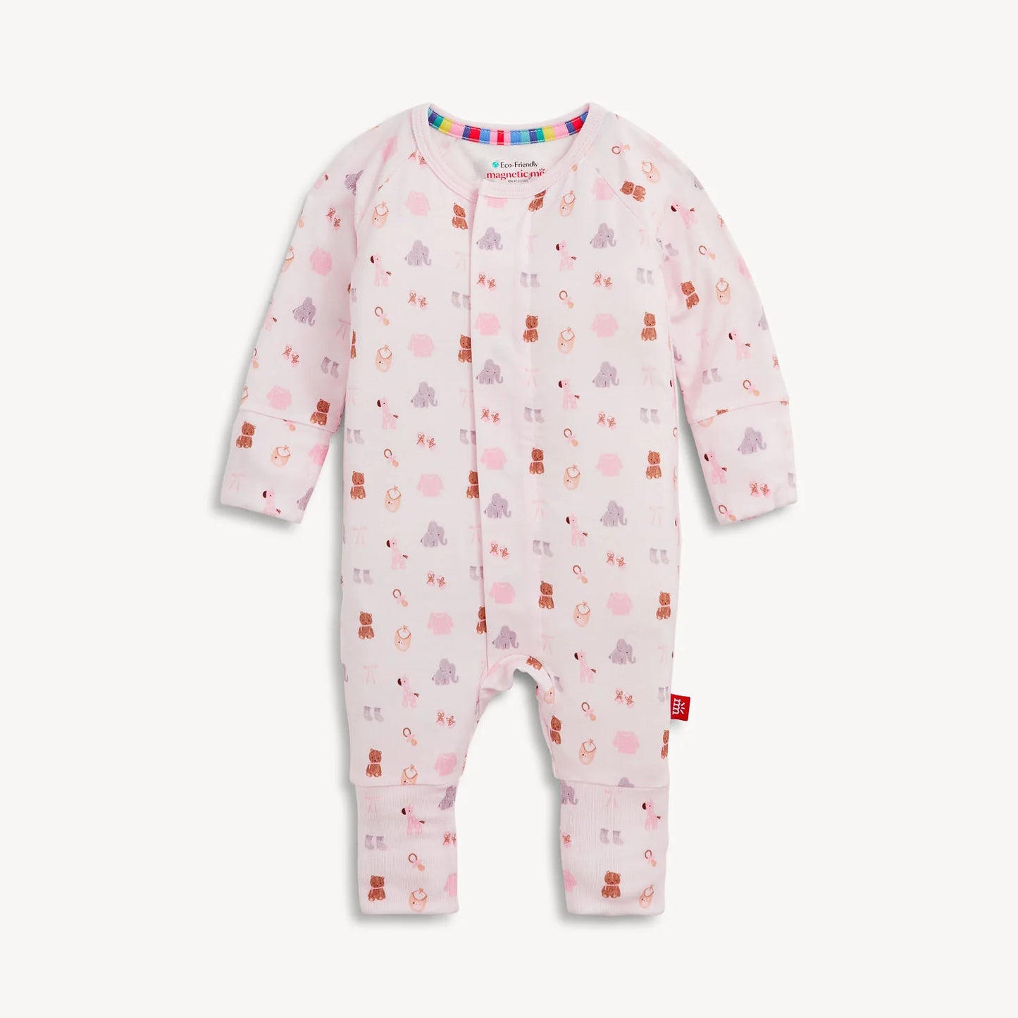 Magnetic Convertible Footie - Nurse Nostalgia Pink