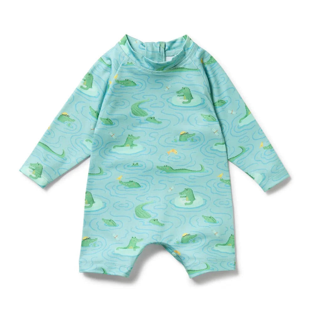 Sunny Scales One Piece - Boyleg Swimsuit