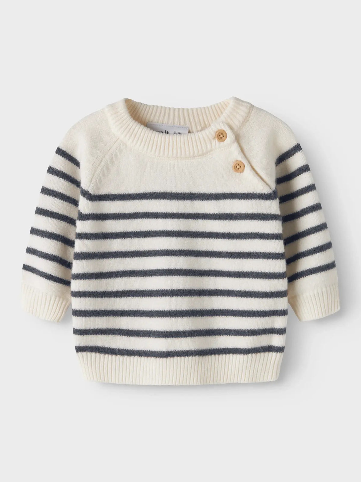 Ostripea Knit Pullover - Antique White/ Ombre Blue