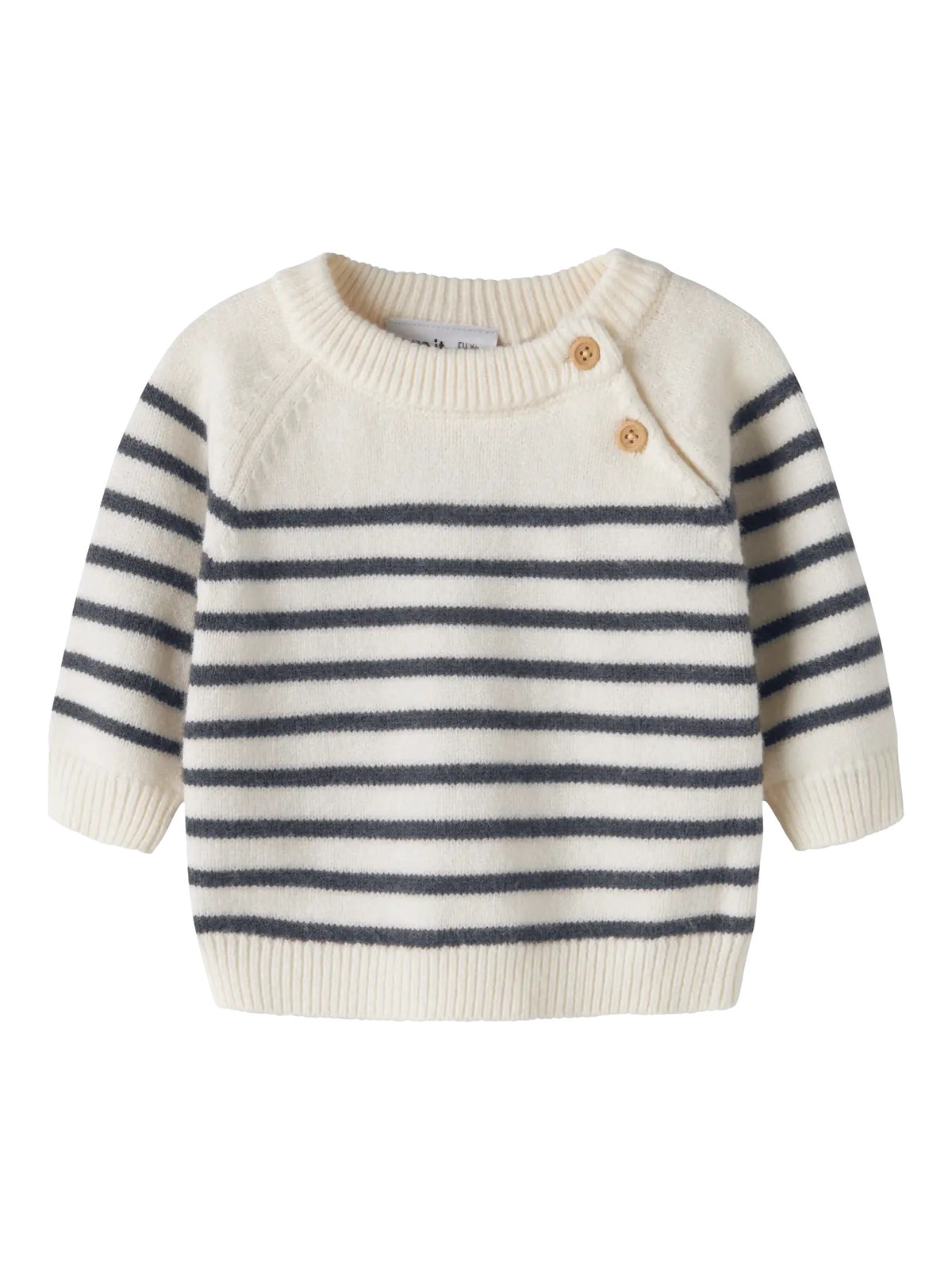 Ostripea Knit Pullover - Antique White/ Ombre Blue