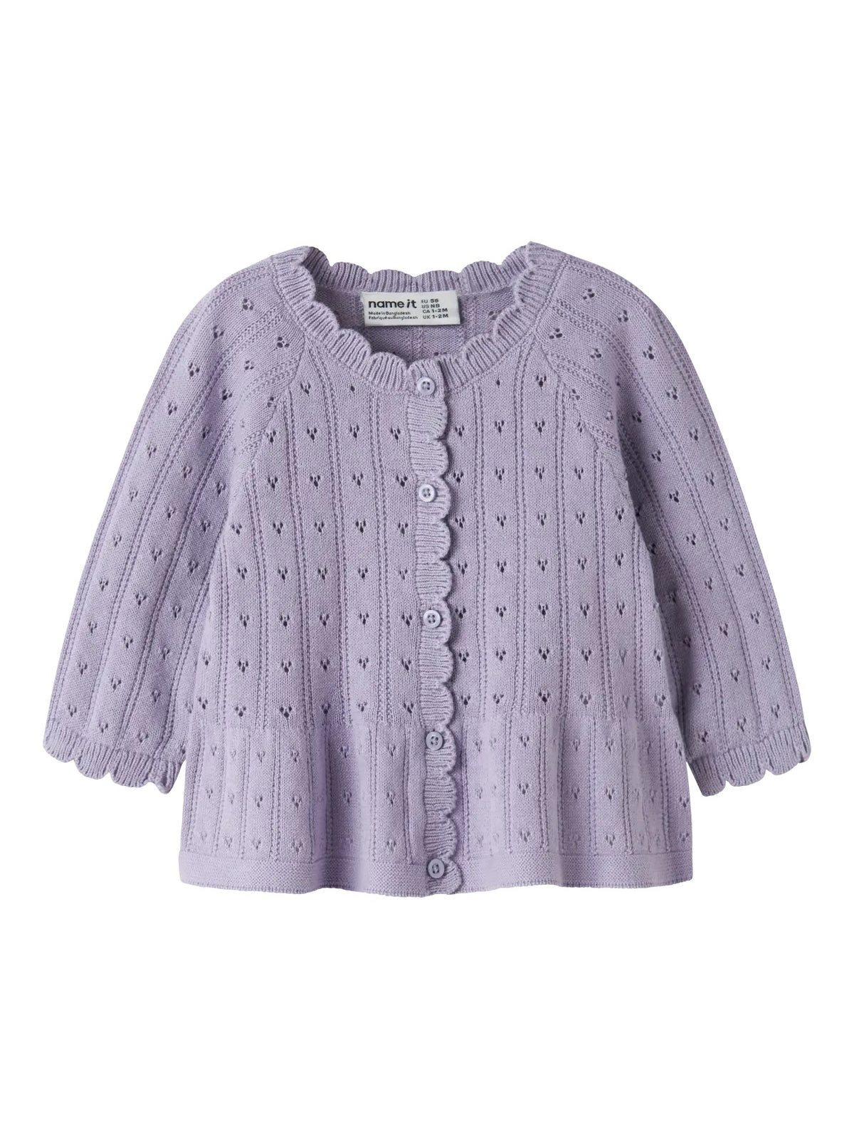 Oxenia LS Knit Cardigan - Heirloom Lilac