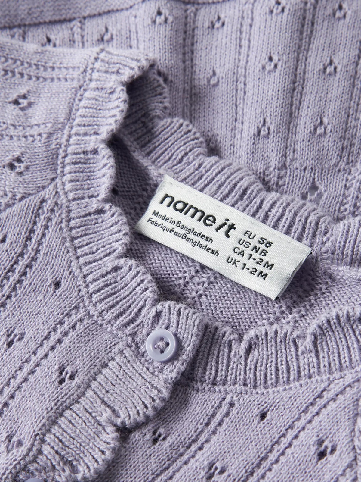 Oxenia LS Knit Cardigan - Heirloom Lilac