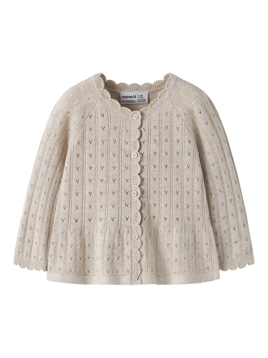 Oxenia LS Knit Cardigan - Peyote Melange