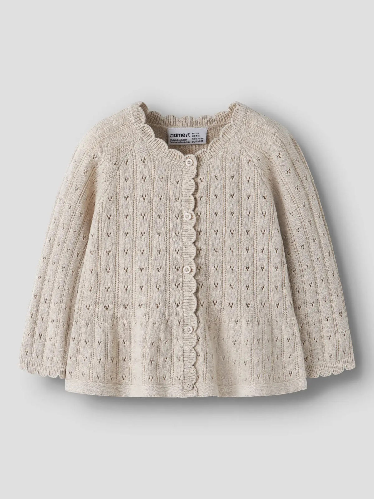 Oxenia LS Knit Cardigan - Peyote Melange