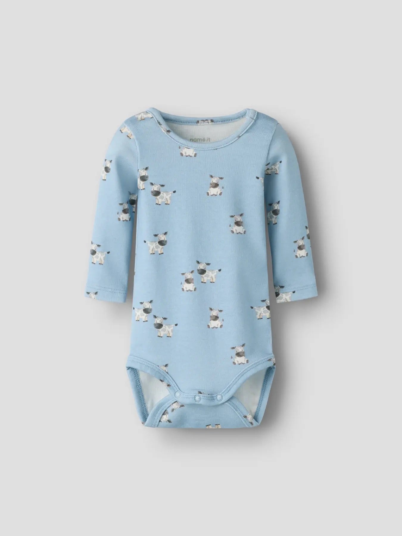 Lois Long Sleeve Romper - Cow